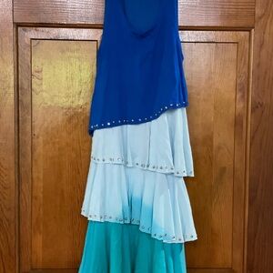 Flowers by Zoe Vibrant Blue Dress